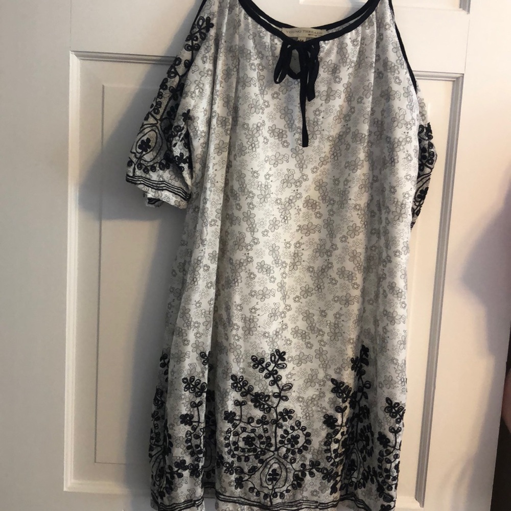 Flower printed dress